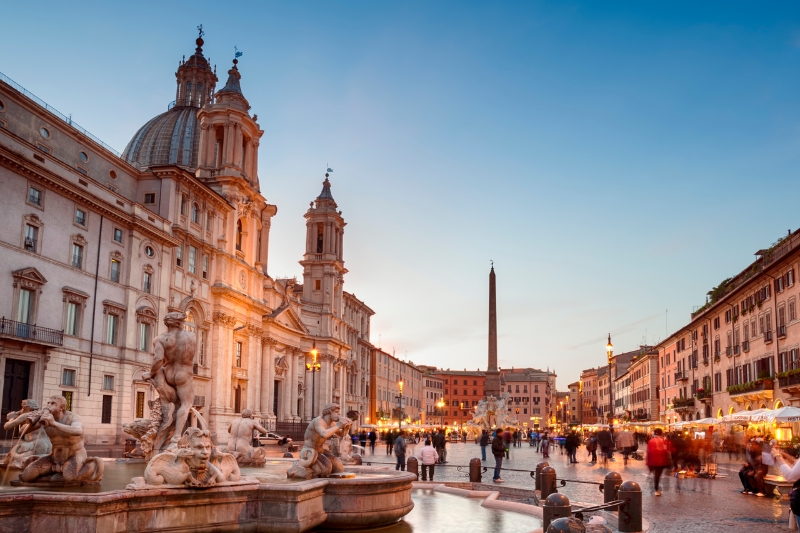 The beautiful capital city of Rome